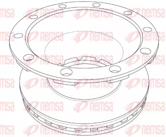 Тормозной диск REMSA NCA1218.20