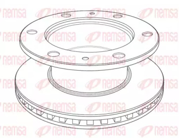 Тормозной диск REMSA NCA1220.20