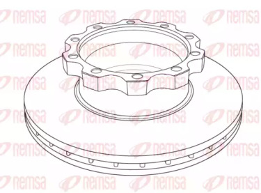 Тормозной диск REMSA NCA1221.20