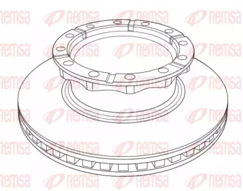 Тормозной диск REMSA NCA1222.20