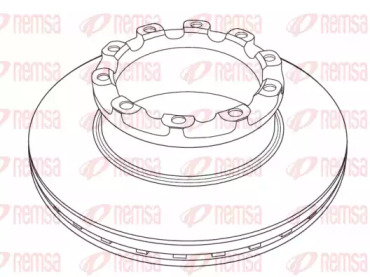 Тормозной диск REMSA NCA1224.20