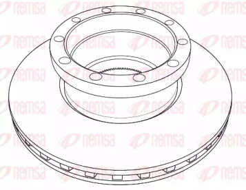 Тормозной диск REMSA NCA1231.20