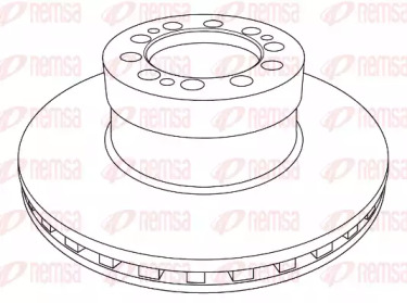Тормозной диск REMSA NCA1233.20