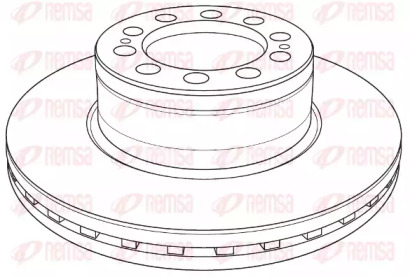 Тормозной диск REMSA NCA1235.20