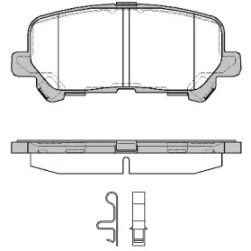 Комплект тормозных колодок REMSA 1270.02