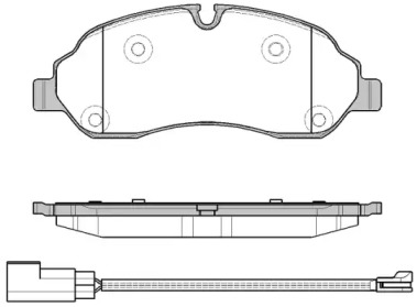 Комплект тормозных колодок REMSA 1602.02