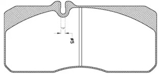 Комплект тормозных колодок REMSA JCA 278.20