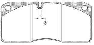 Комплект тормозных колодок REMSA JCA 278.21