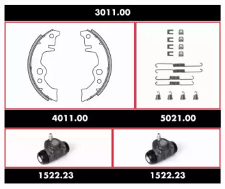 Комплект тормозов REMSA 3011.00