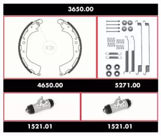 Комплект тормозов REMSA 3650.00