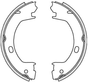 Комлект тормозных накладок REMSA 4739.00