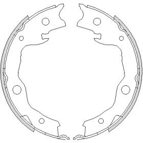 Комлект тормозных накладок REMSA 4752.00