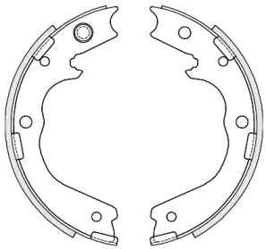 Комлект тормозных накладок REMSA 4756.00