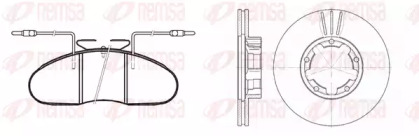 Комплект тормозов REMSA 8048.01