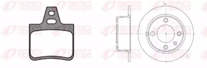 Комплект тормозов REMSA 8102.00