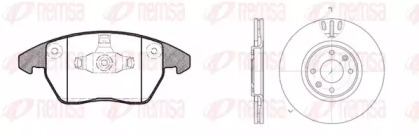 Комплект тормозов, дисковый тормозной механизм REMSA 81030.01