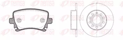 Комплект тормозов, дисковый тормозной механизм REMSA 81031.01