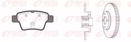Комплект тормозов, дисковый тормозной механизм REMSA 81138.21