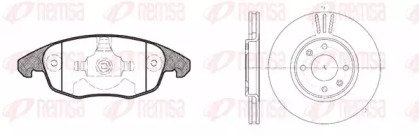 Комплект тормозов, дисковый тормозной механизм REMSA 81248.00