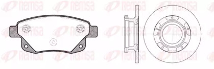 Комплект тормозов, дисковый тормозной механизм REMSA 81252.00