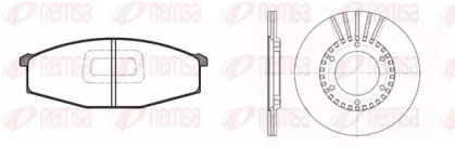 Комплект тормозов REMSA 8129.00