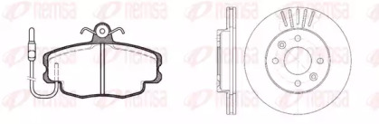 Комплект тормозов REMSA 8141.01