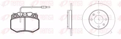 Комплект тормозов REMSA 8170.01