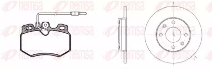 Комплект тормозов REMSA 8170.02