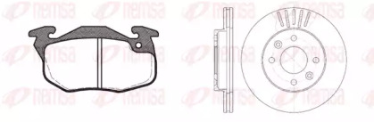 Комплект тормозов REMSA 8192.02
