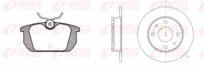 Комплект тормозов REMSA 8231.00