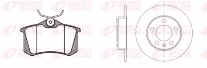 Комплект тормозов REMSA 8263.04