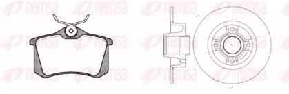 Комплект тормозов REMSA 8263.07