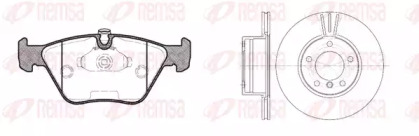 Комплект тормозов REMSA 8270.00