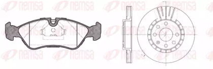 Комплект тормозов, дисковый тормозной механизм REMSA 8286.00