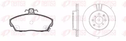 Комплект тормозов REMSA 8337.01