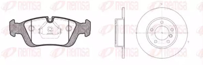 Комплект тормозов, дисковый тормозной механизм REMSA 8384.00