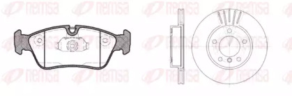 Комплект тормозов REMSA 8384.02