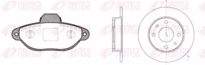 Комплект тормозов REMSA 8414.00