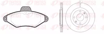 Комплект тормозов REMSA 8438.00