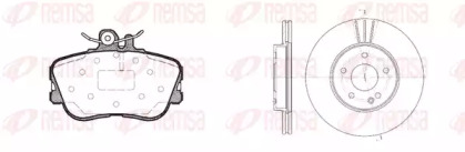 Комплект тормозов REMSA 8445.01