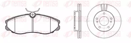 Комплект тормозов REMSA 8462.00