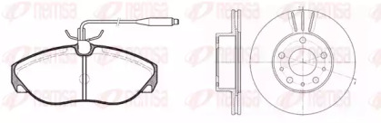 Комплект тормозов REMSA 8486.01