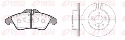 Комплект тормозов REMSA 8578.00