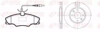 Комплект тормозов REMSA 8603.00