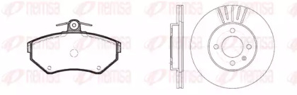 Комплект тормозов REMSA 8631.00