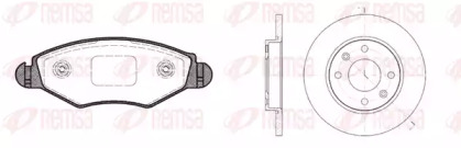 Комплект тормозов REMSA 8643.04