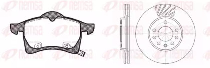 Комплект тормозов REMSA 8683.00