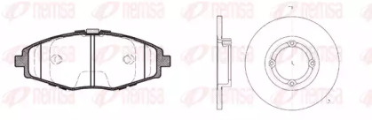 Комплект тормозов, дисковый тормозной механизм REMSA 8696.00