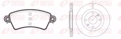 Комплект тормозов REMSA 8726.00