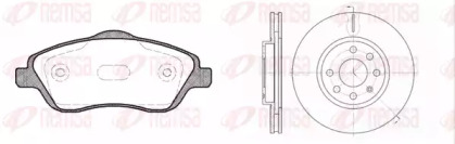 Комплект тормозов REMSA 8774.03